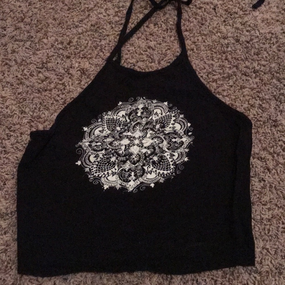 Festival mandala cropped halter